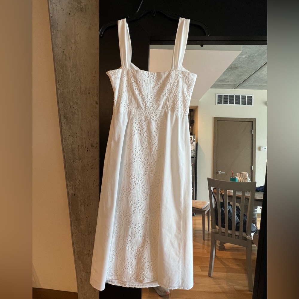 Orla eyelet midi dress - Picture 7 of 7